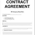 bet contract template